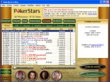 liste des tournois sur Poker Stars